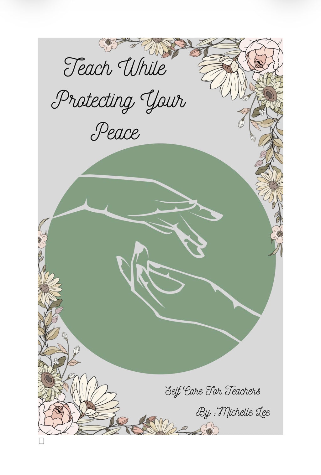 Teacher Self Care Book