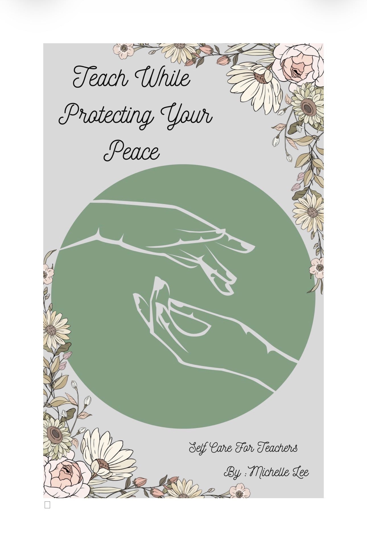Teacher Self Care Book