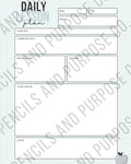 The Blue Print Lesson Plan Form