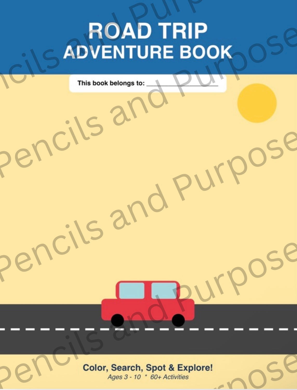 Road Trip Adventure Printable Workbook