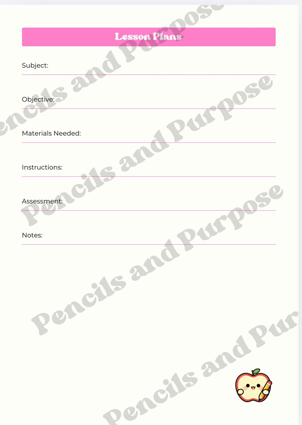 Substitute Teacher Binder