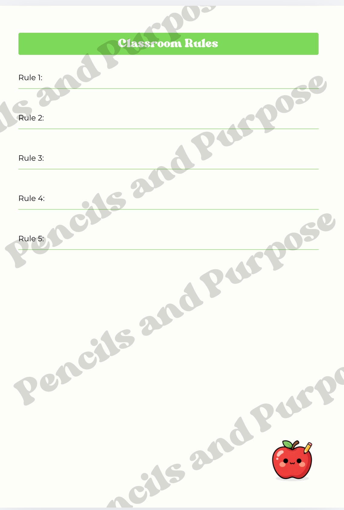 Substitute Teacher Binder