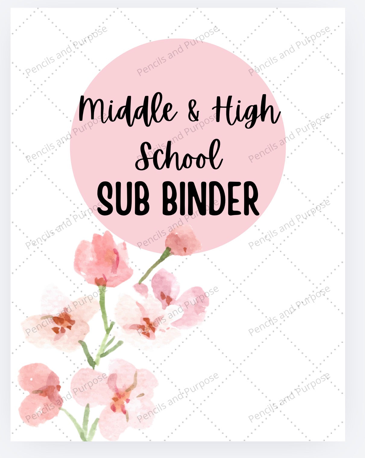 Miami Flowers High /Middle School Binder