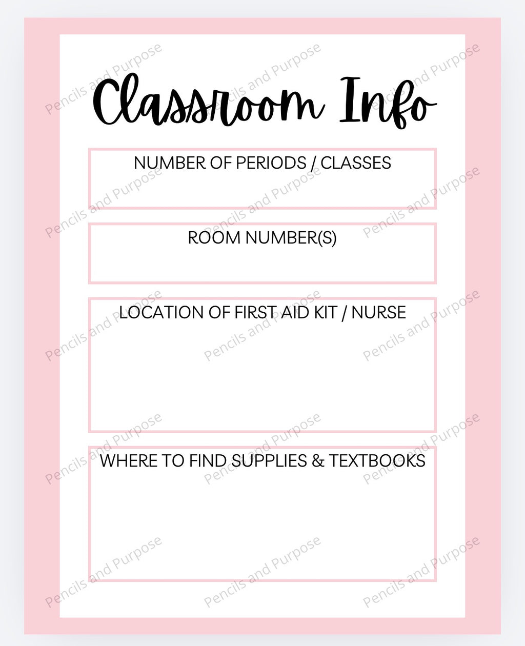 Miami Flowers High /Middle School Binder