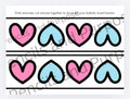 Cotton Candy Heart Border