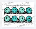 Blue Smiley Border
