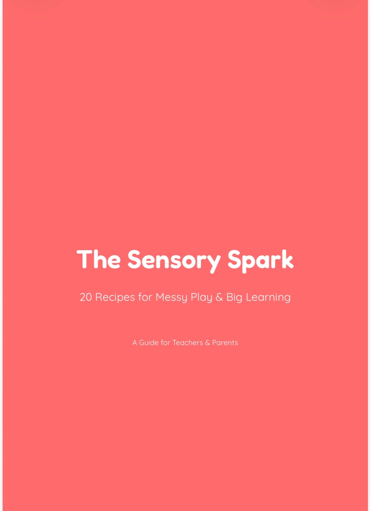 Sensory Play Recipe Book