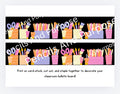 Rainbow Book Border