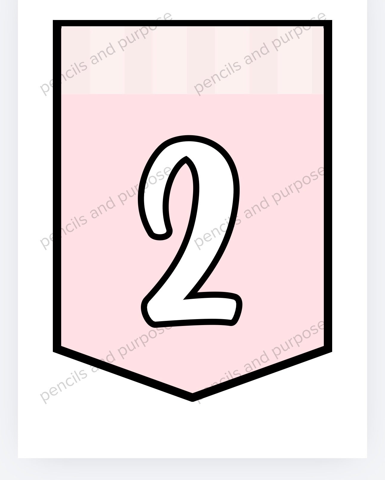 Baby Pink Letters And Numbers