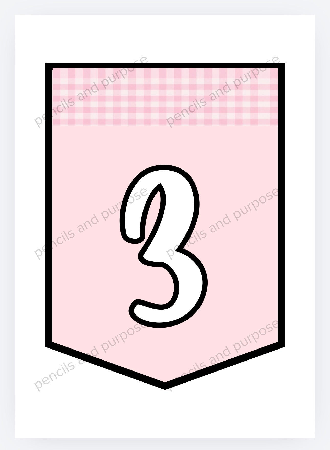 Baby Pink Letters And Numbers