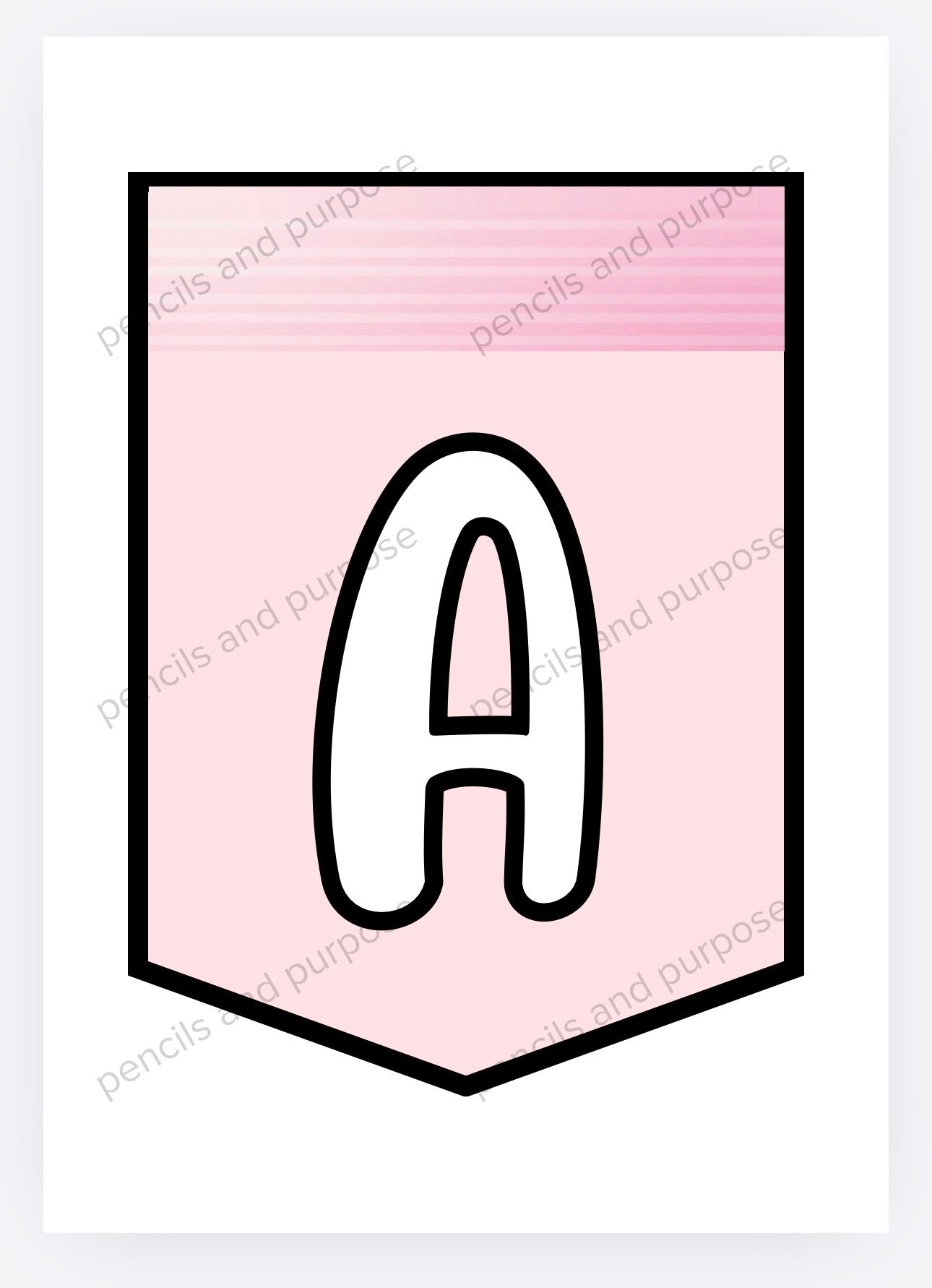 Baby Pink Letters And Numbers