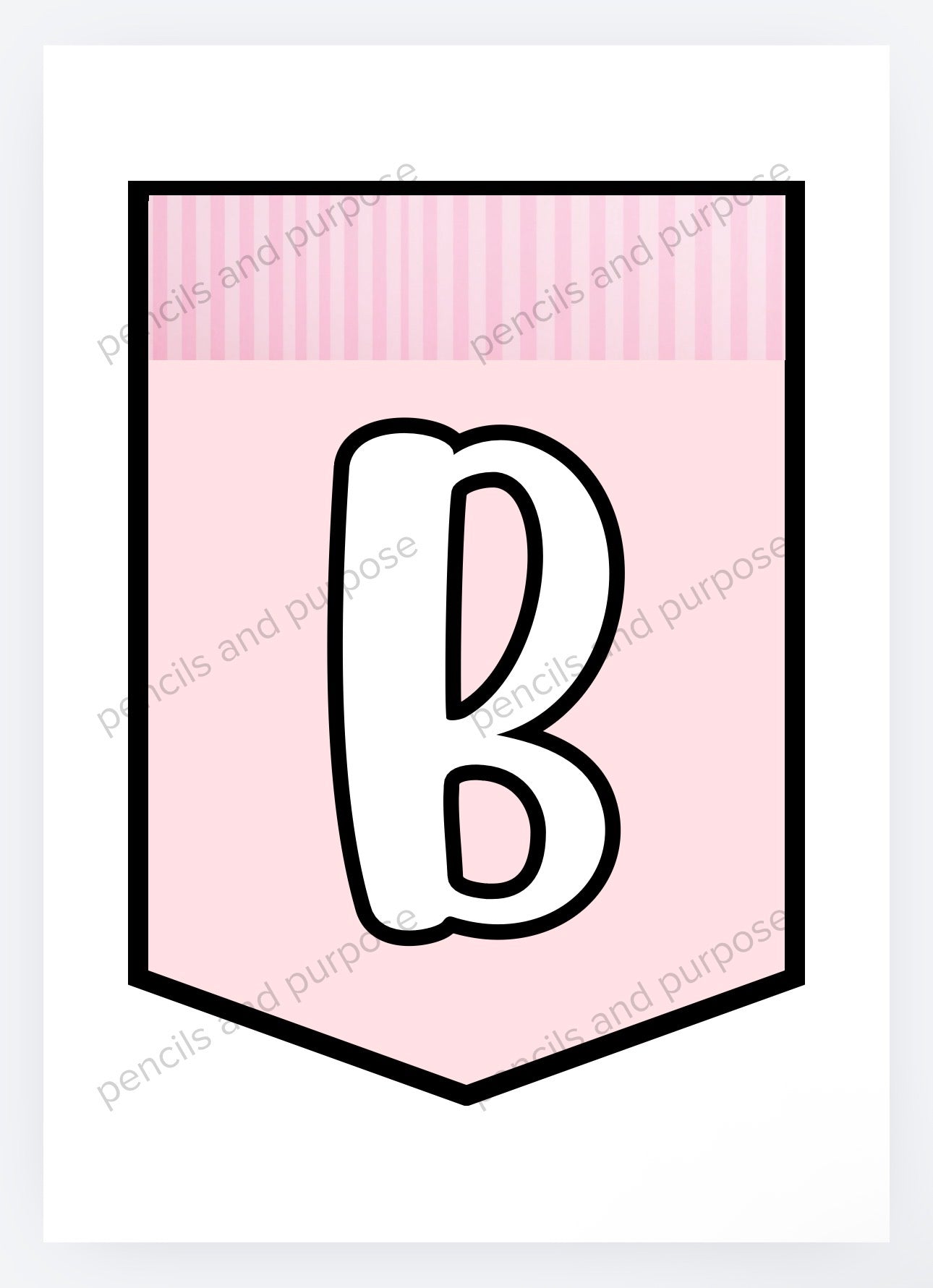 Baby Pink Letters And Numbers