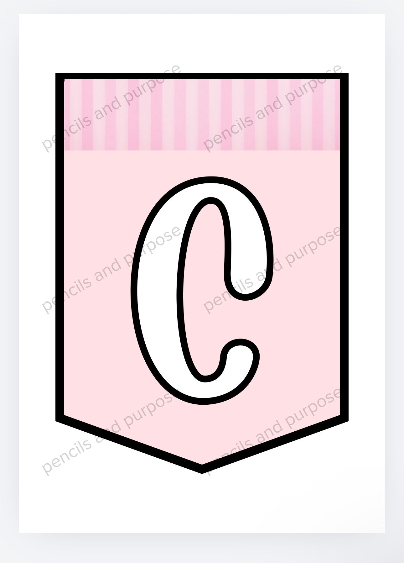 Baby Pink Letters And Numbers