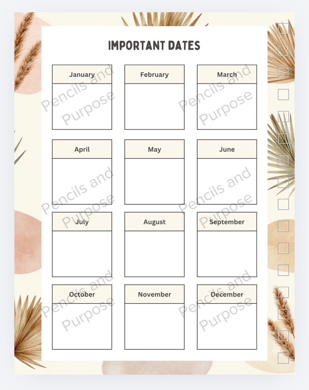 Boho Teacher Planner 2026