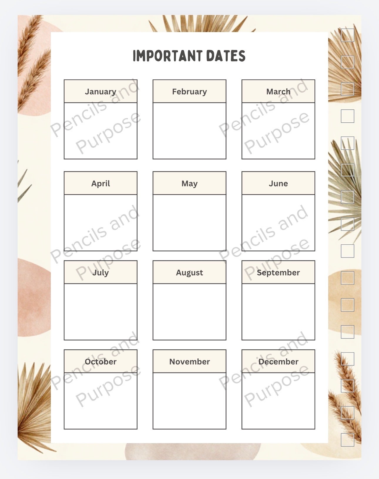 Boho Teacher Planner 2026