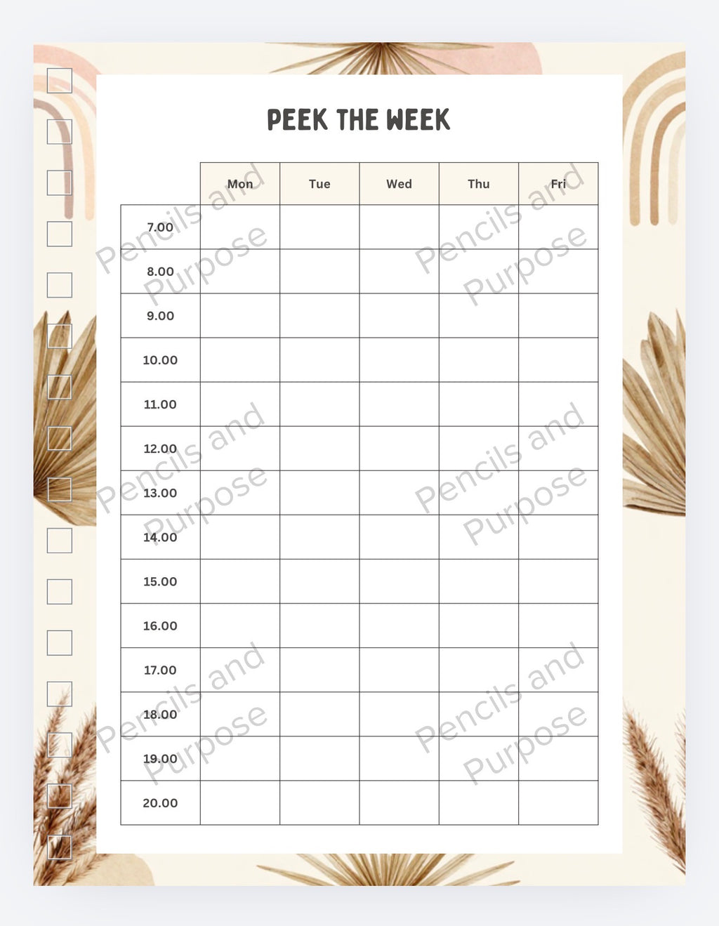 Boho Teacher Planner 2026
