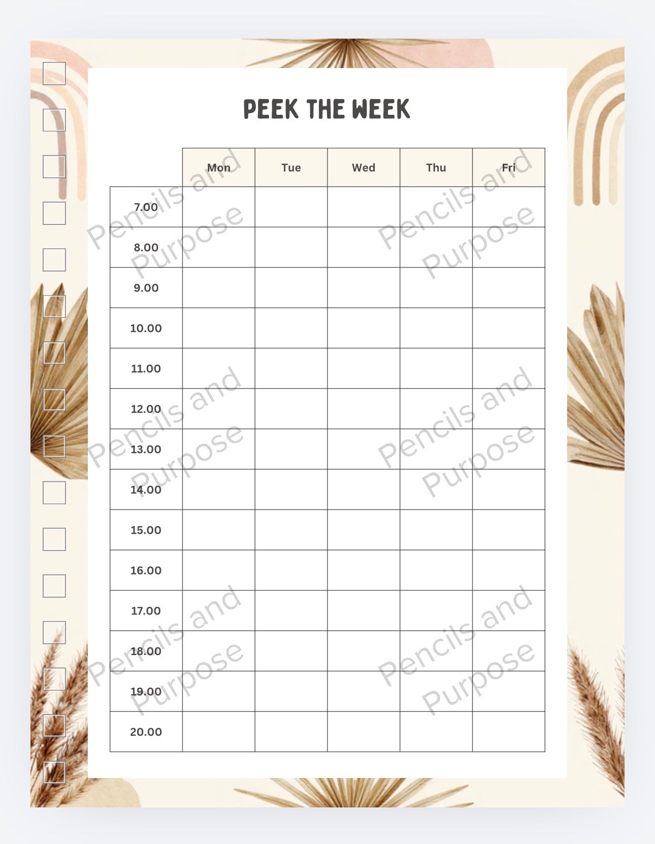 Boho Teacher Planner 2026
