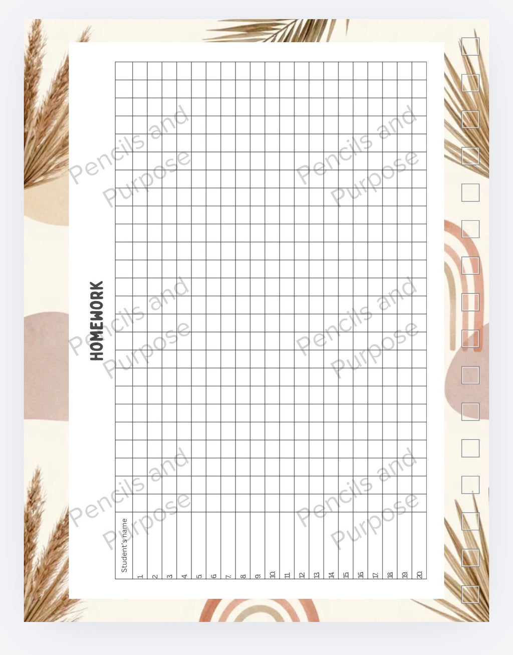 Boho Teacher Planner 2026