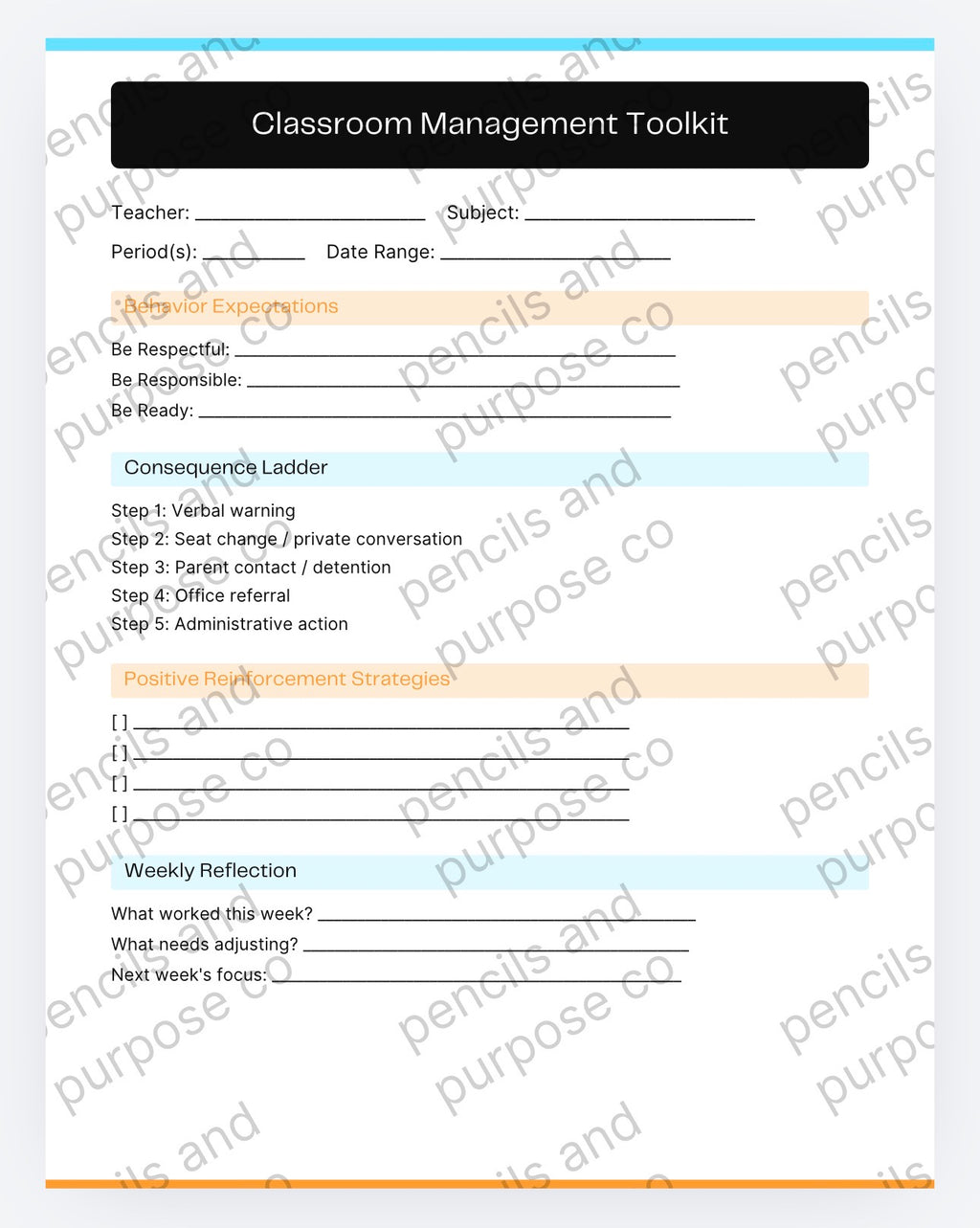 Student Success Forms / Middle and High School