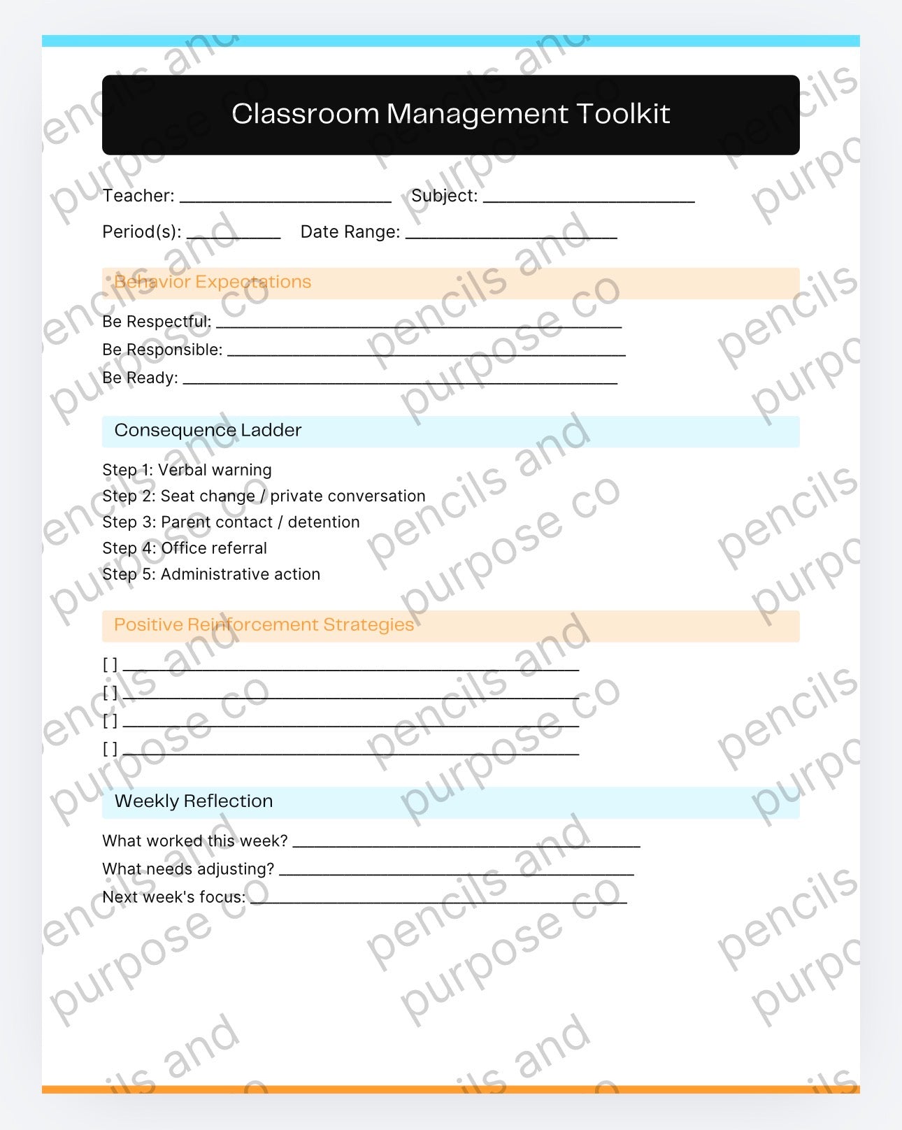 Student Success Forms / Middle and High School