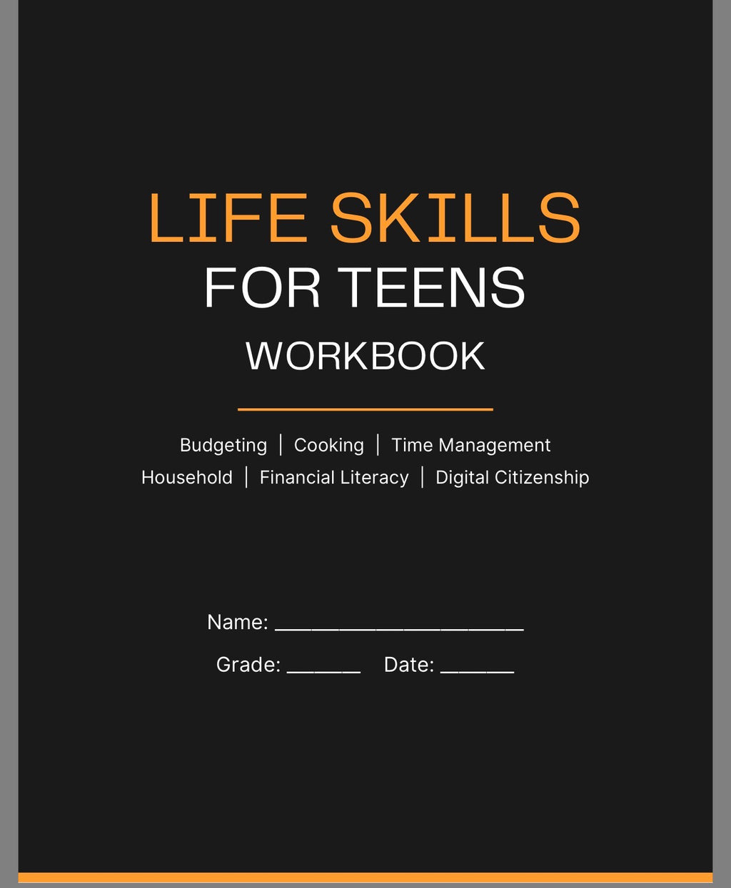 Life Skills Book For Middle and High School