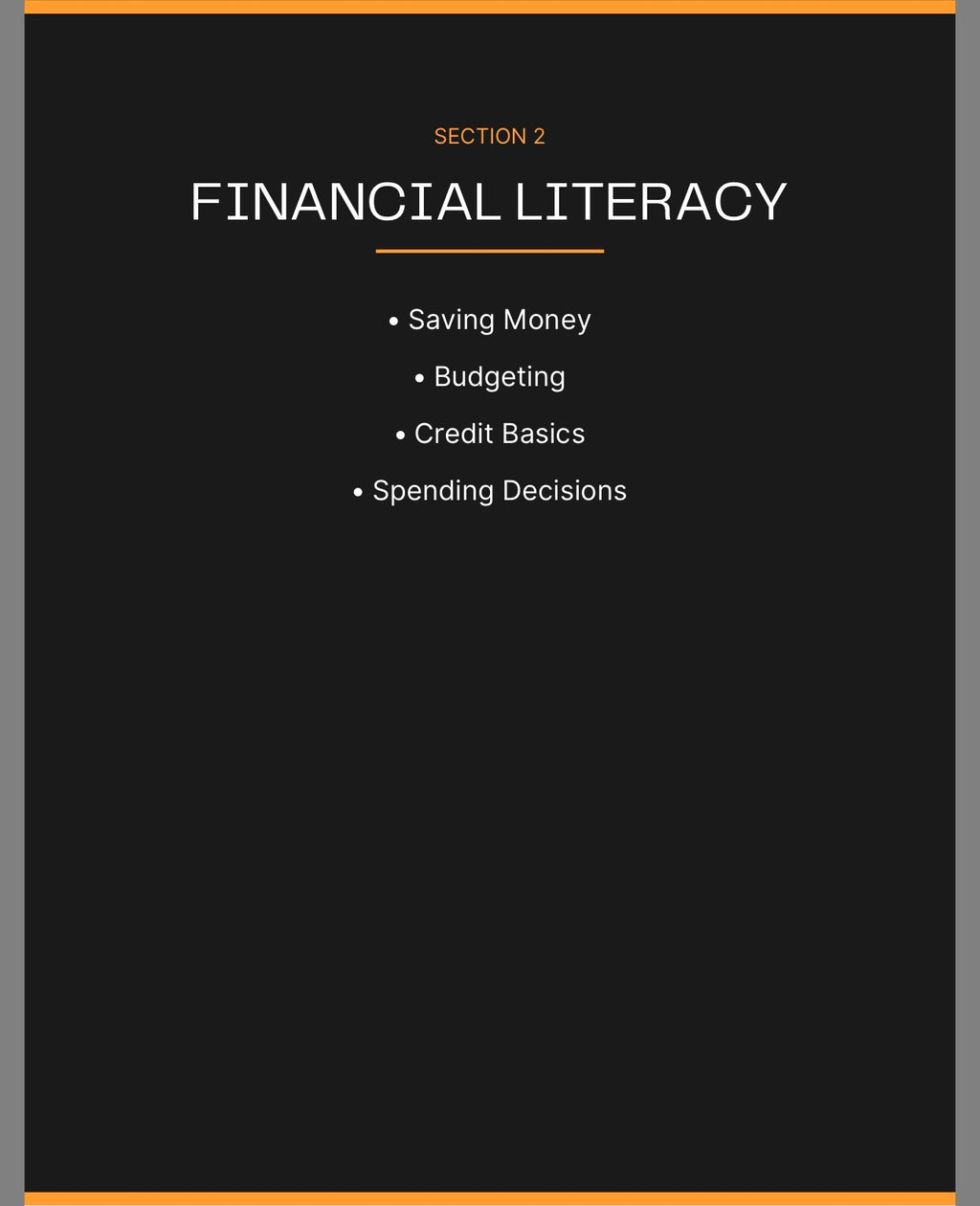 Life Skills Book For Middle and High School