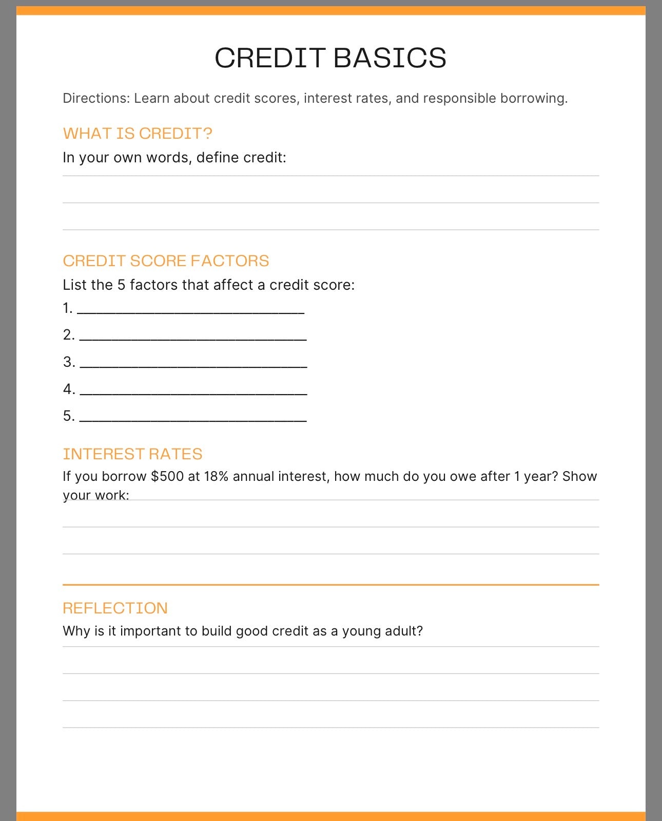 Life Skills Book For Middle and High School