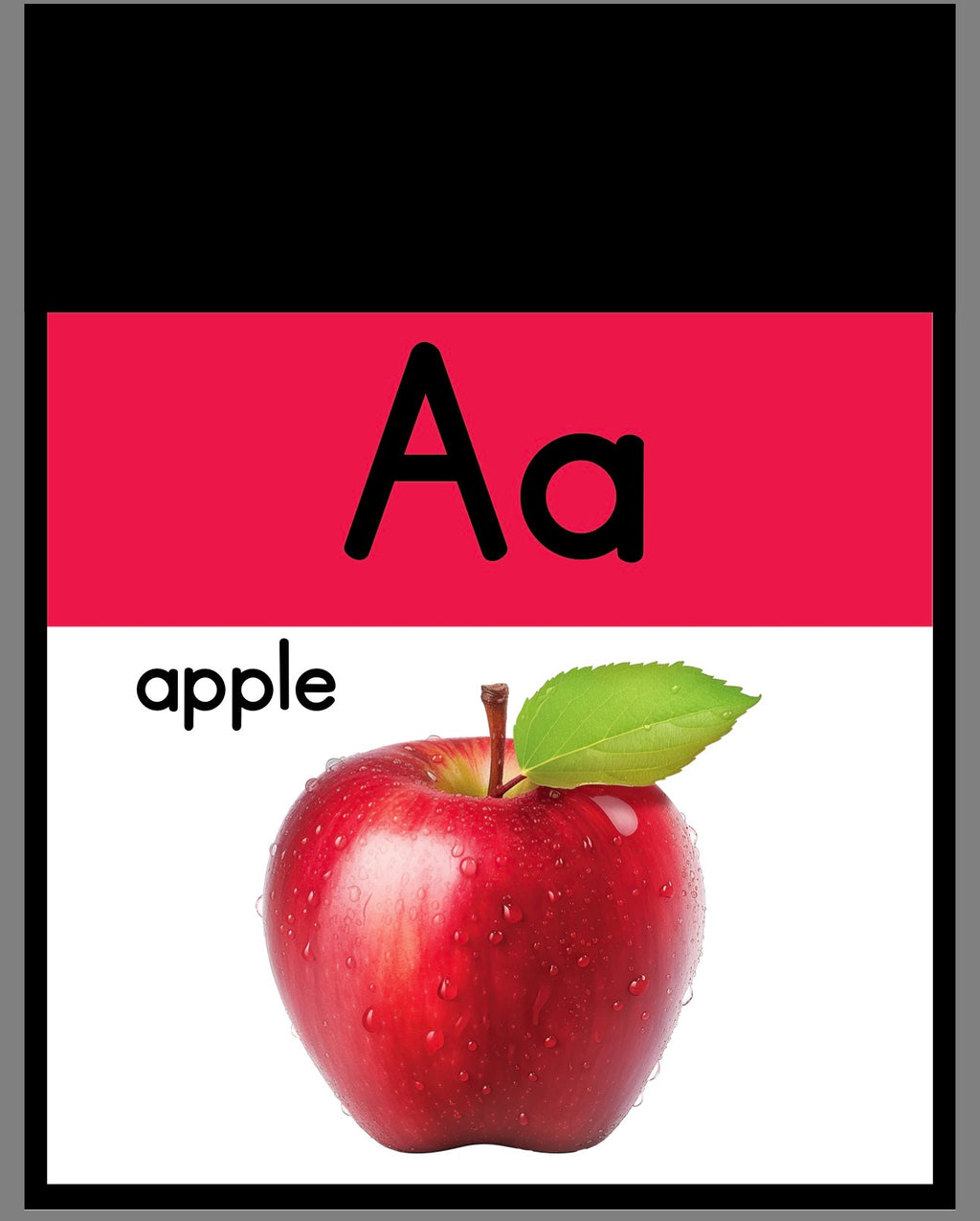 Alphabet Letters W/ Pictures