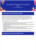 1 Year Lesson Plan Guide for 1st Year Teachers