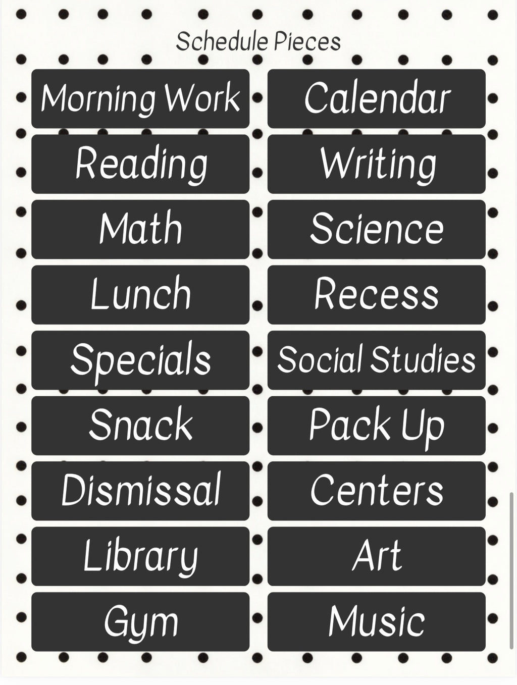 Black and White Classroom Decor Bundle