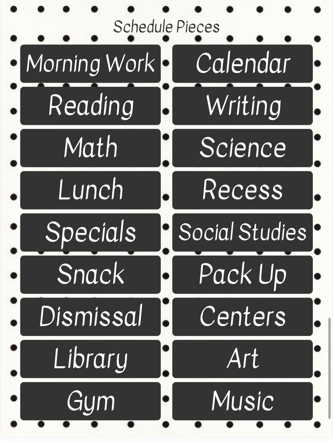 Black and White Classroom Decor Bundle