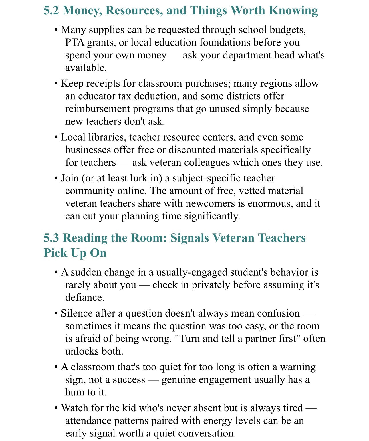 First Year Teacher Survival Guide