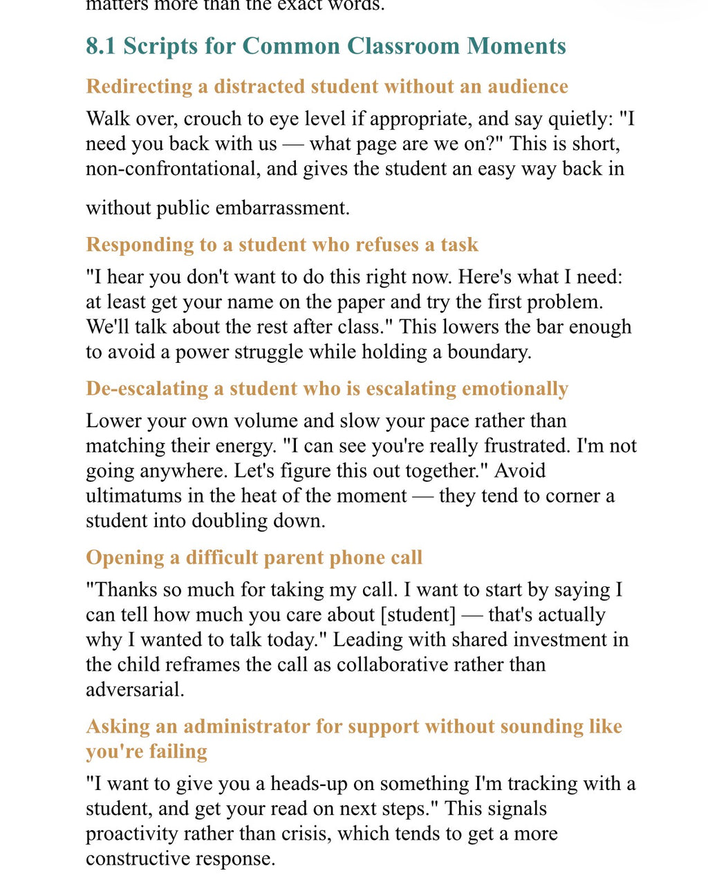 First Year Teacher Survival Guide
