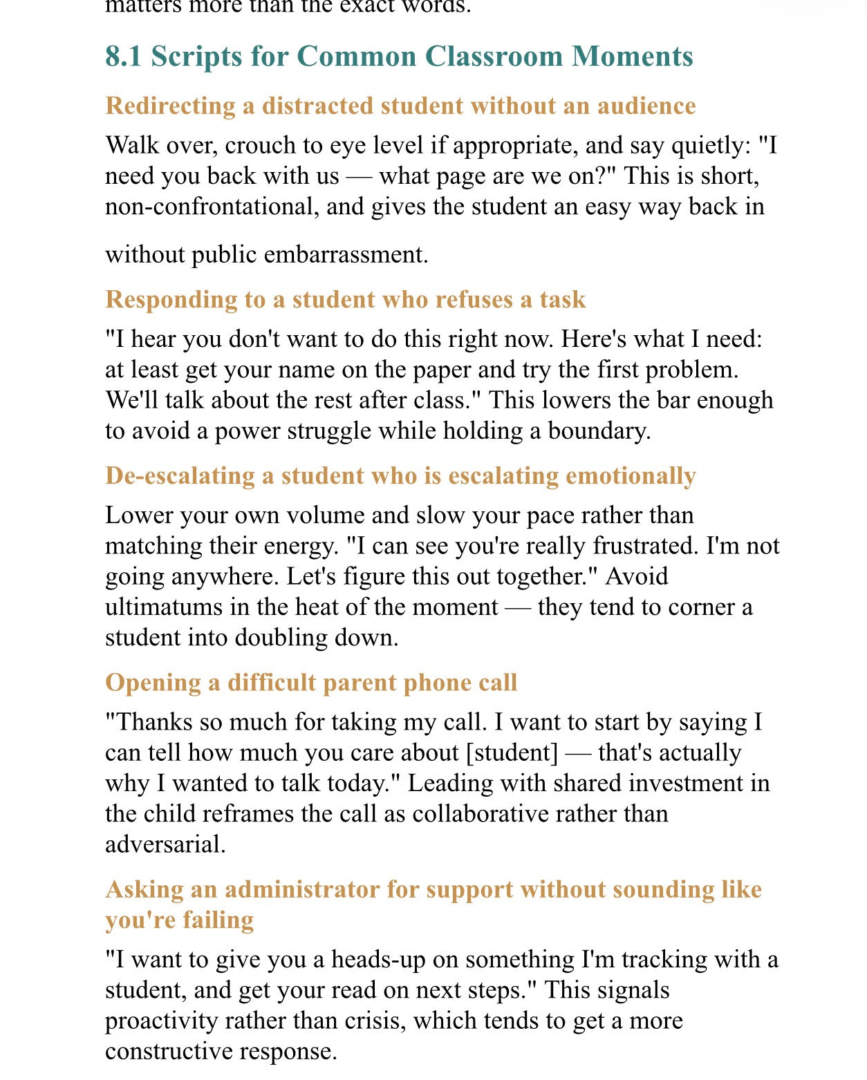 First Year Teacher Survival Guide