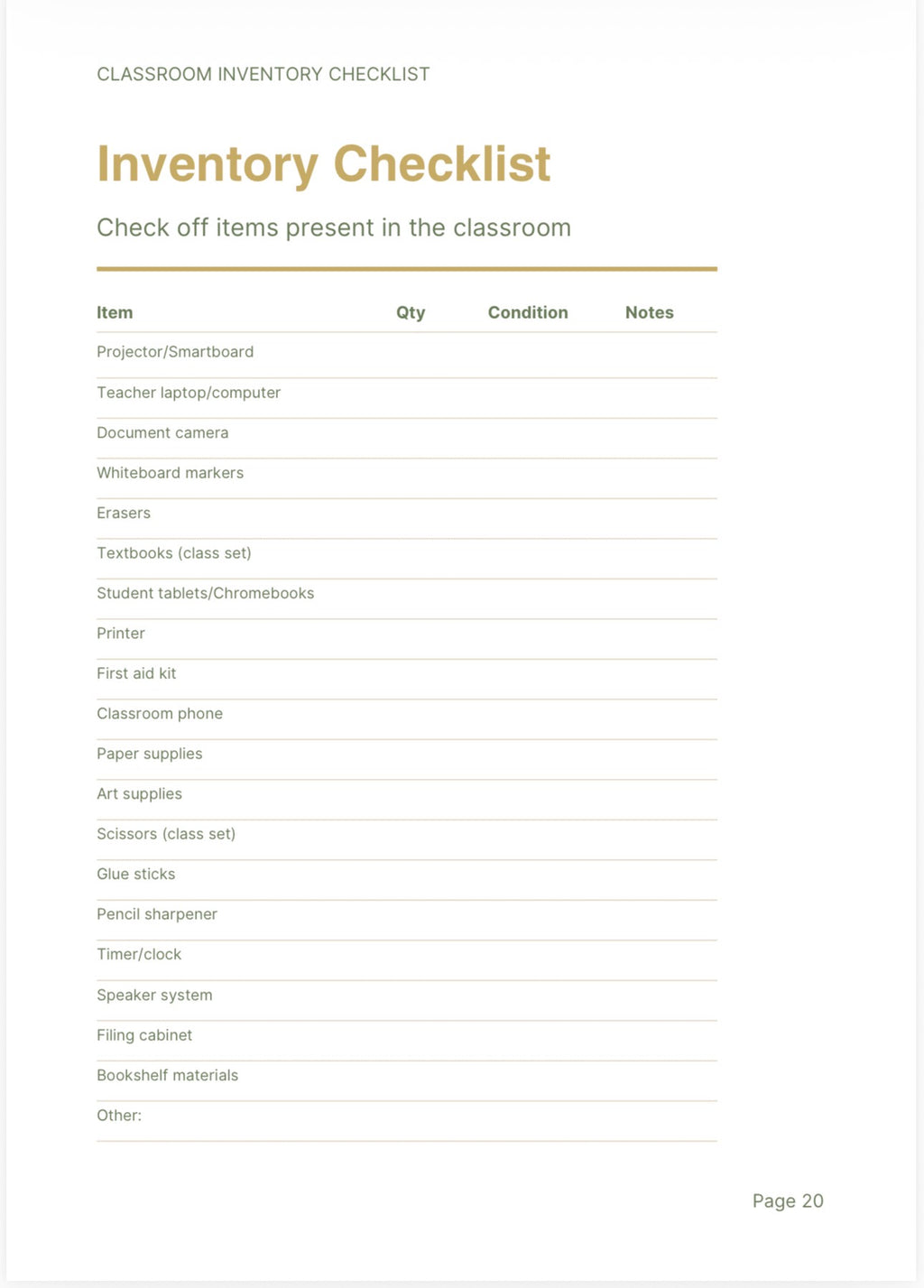 Maternity Leave Sub Binder