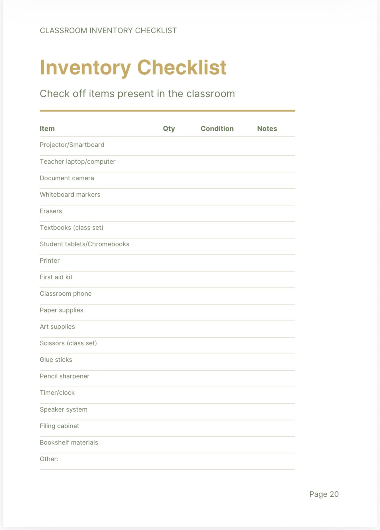 Maternity Leave Sub Binder