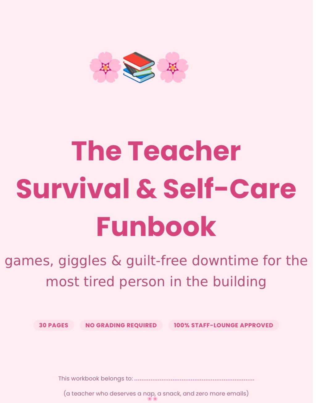 Teacher Activity Funbook