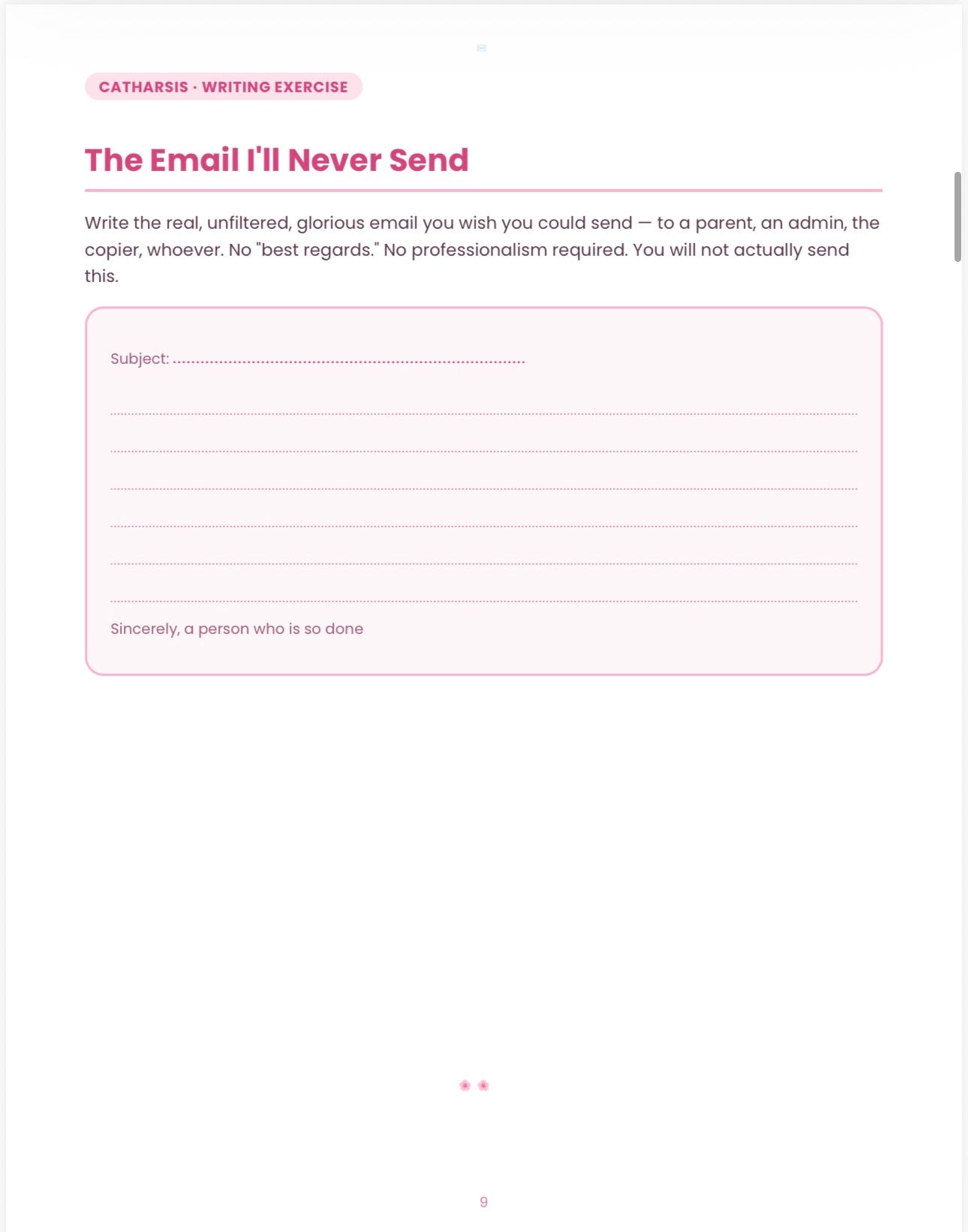 Teacher Activity Funbook