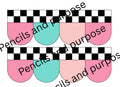 Cotton Candy Retro Border