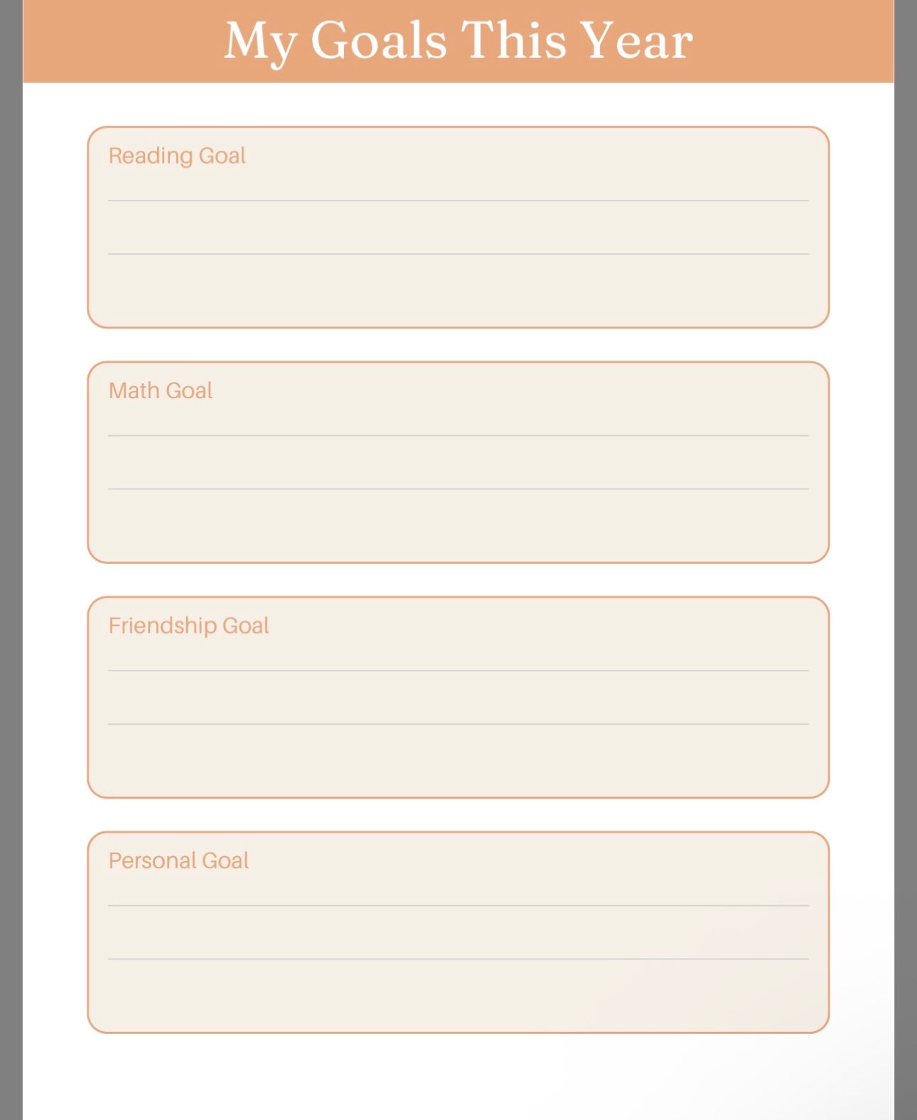 Back To School Activity Packet